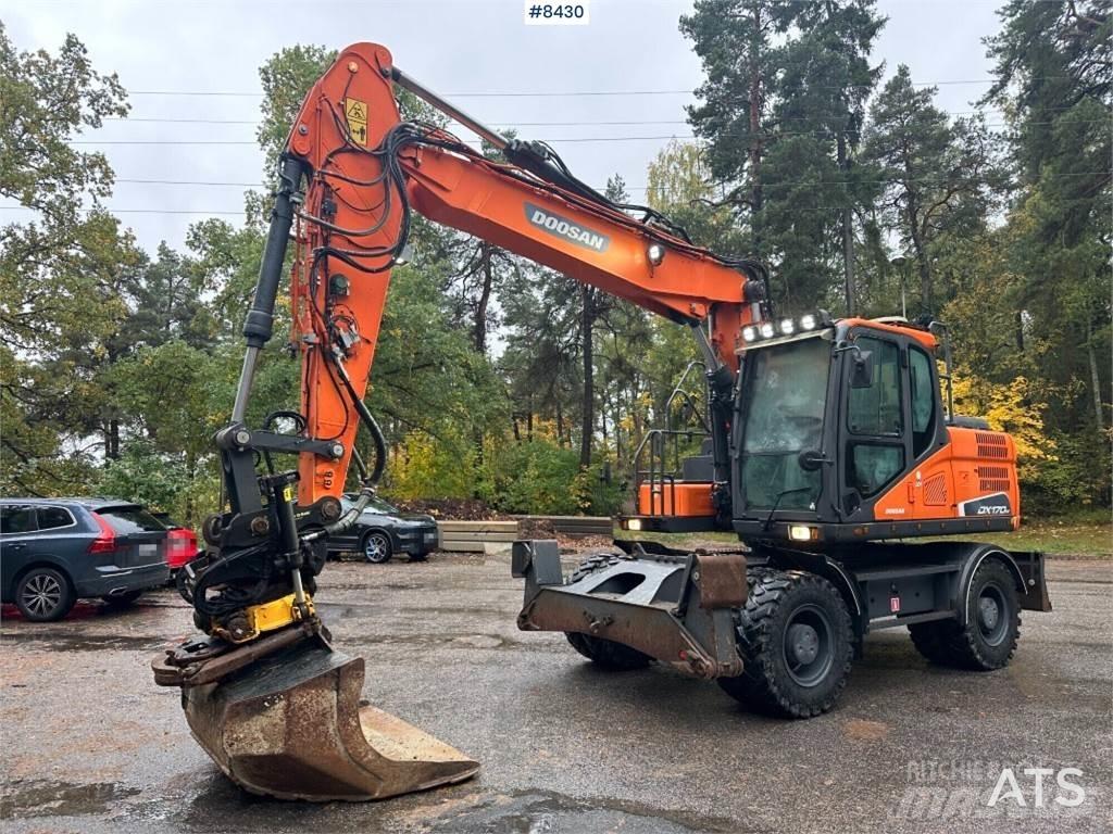 Doosan DX170W Gravemaskiner på hjul
