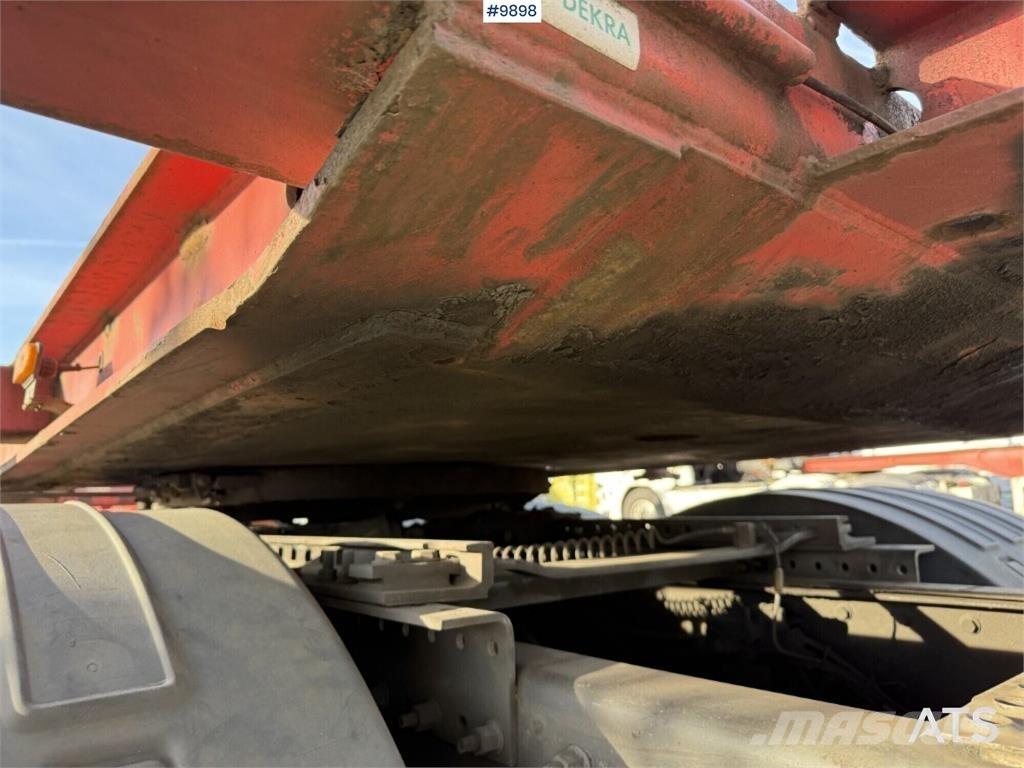 Fliegl SDS 400 Semi-trailer med containerramme