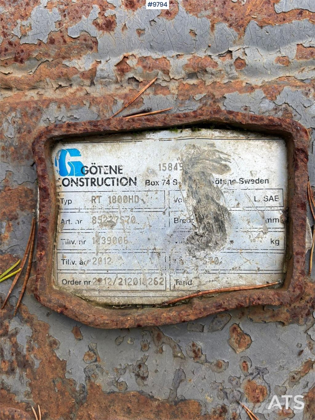 Götene RT 1800HD Skovle