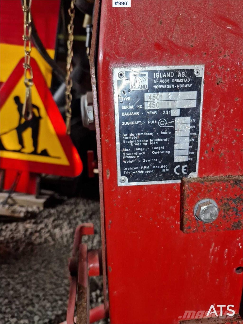 Igland luning winch Entreprenør - Andet