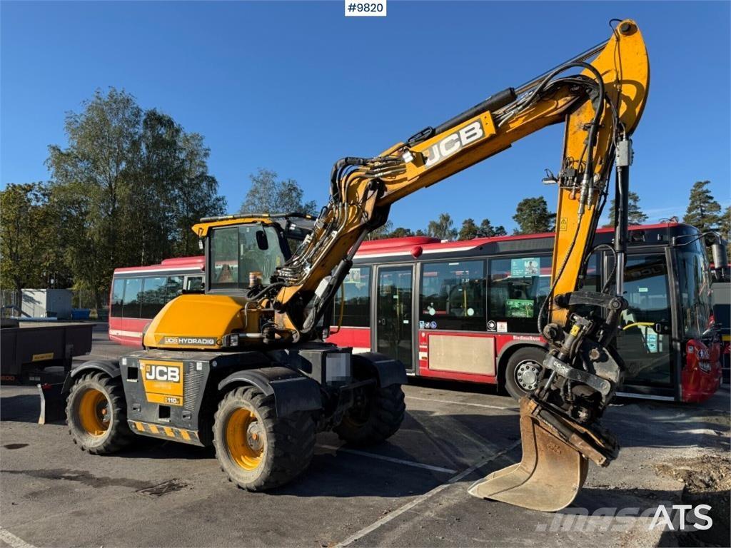 JCB Hydradig 110W Gravemaskiner på hjul