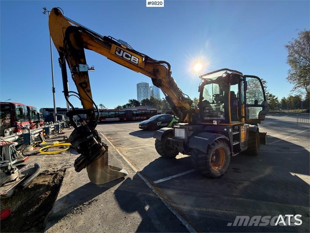 JCB Hydradig 110W Gravemaskiner på hjul