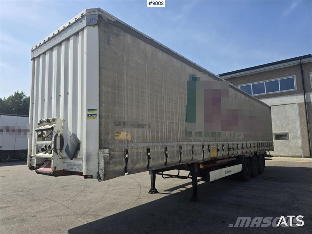 Krone trailer Semi-trailer med Gardinsider