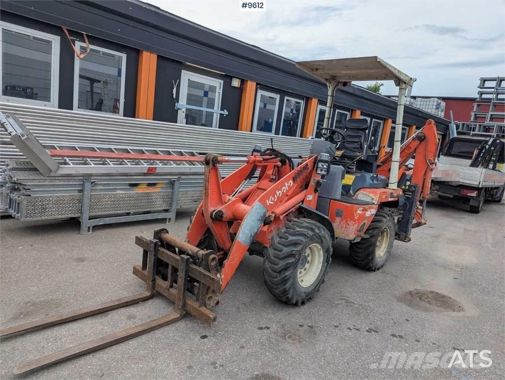 Kubota backhoe loader Rendegravere