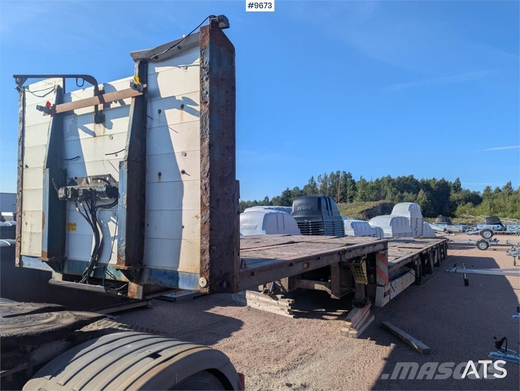 Närko . S9ZP42J11 Semi-trailer med lad/flatbed