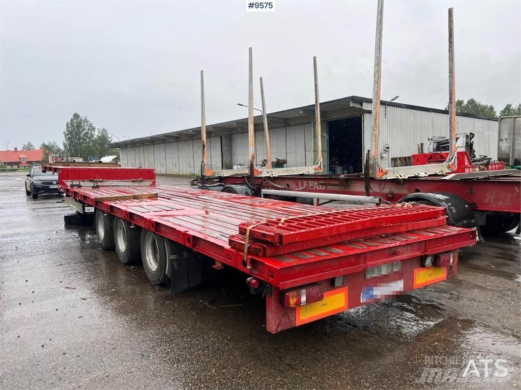 Pacton 31395 Semi-trailer med lad/flatbed