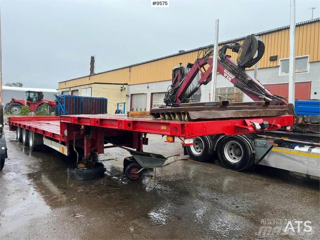 Pacton 31395 Semi-trailer med lad/flatbed