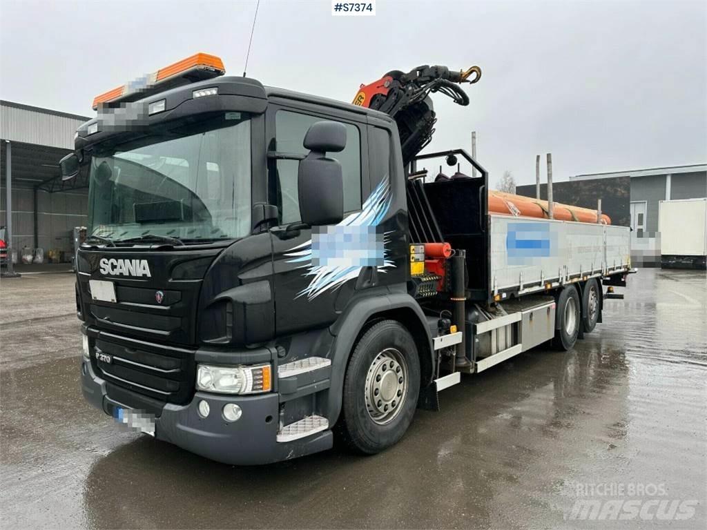 Scania P370 Lastbil med kran