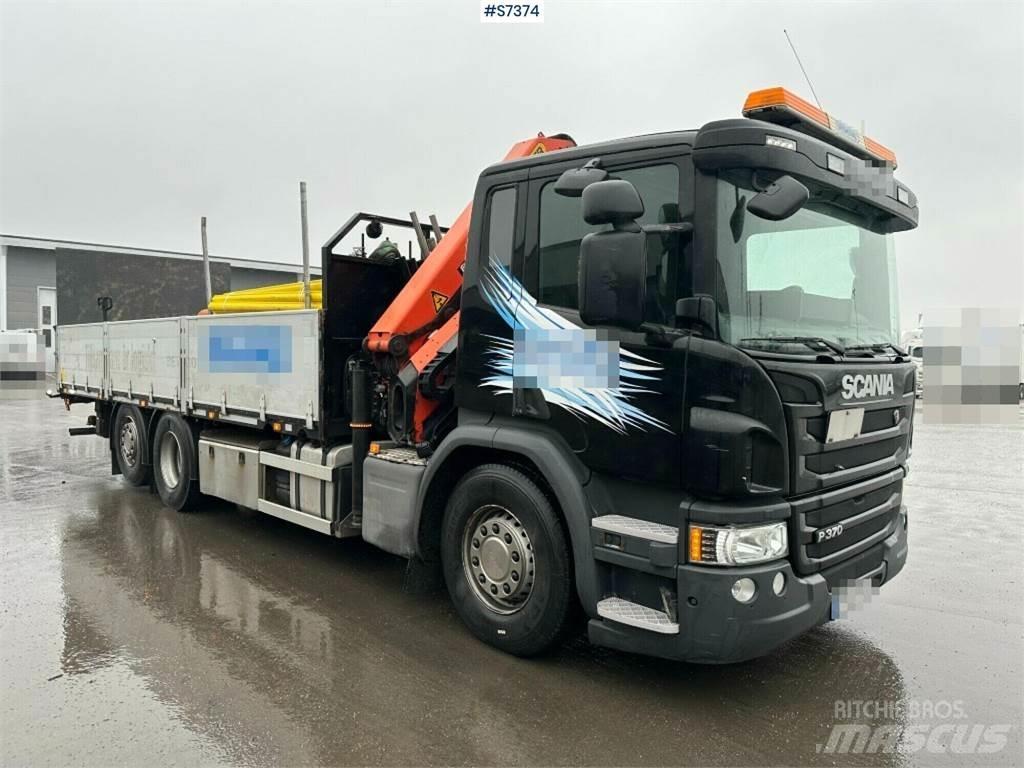 Scania P370 Lastbil med kran