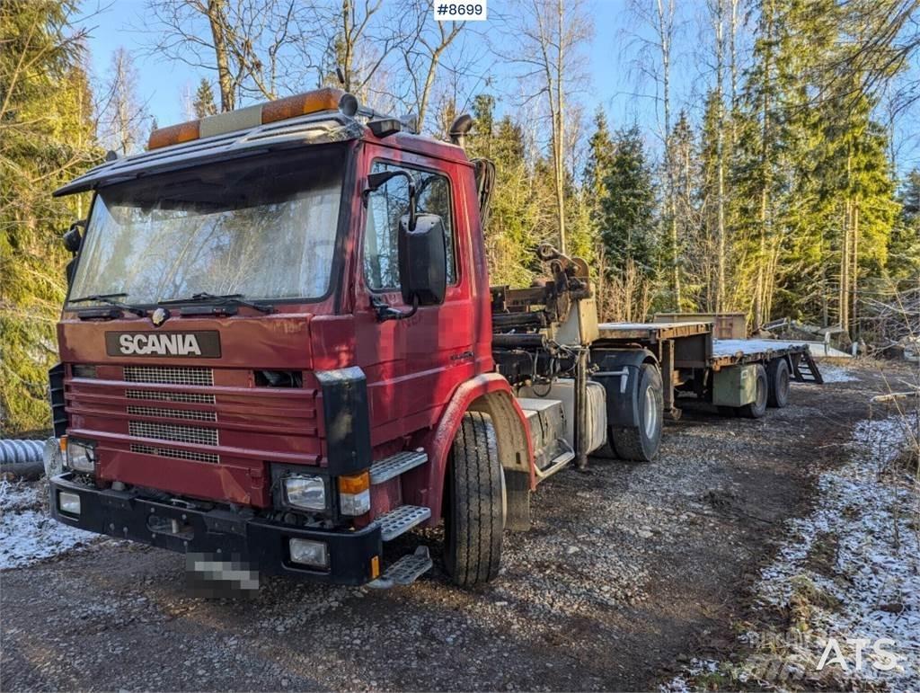Scania P93 Lastbil med kran