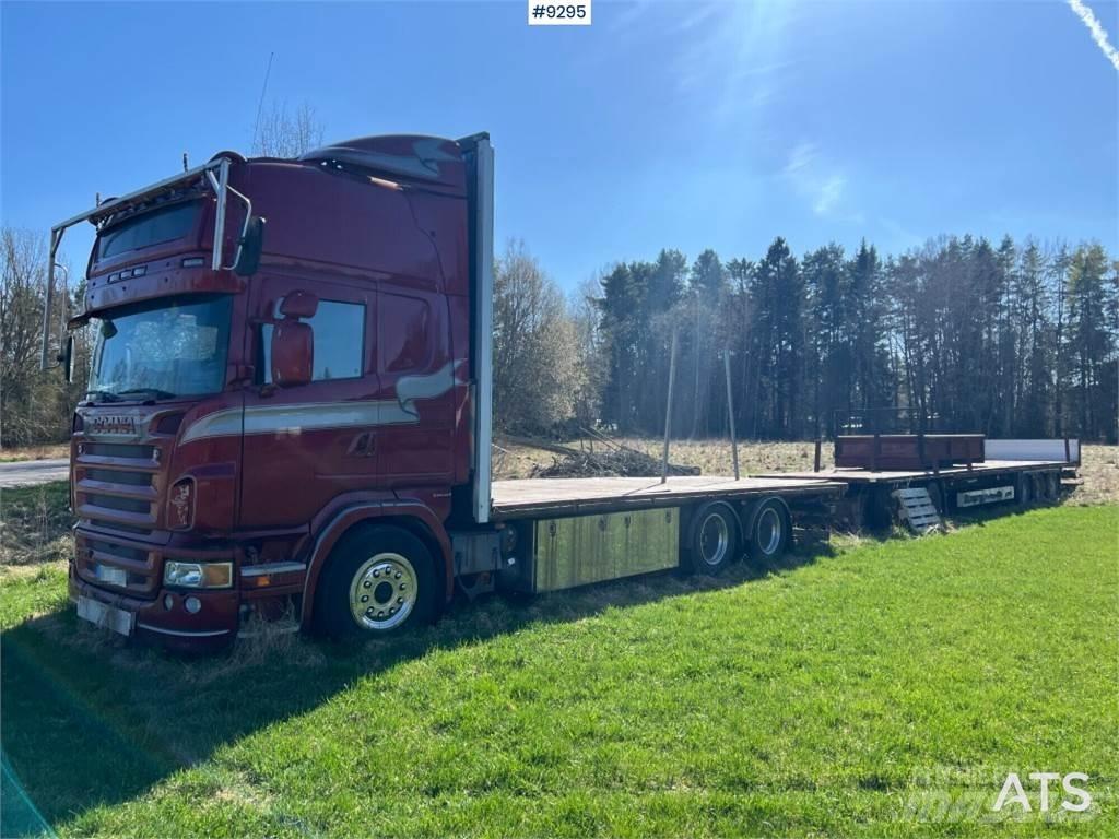 Scania R480 Lastbil med lad/Flatbed