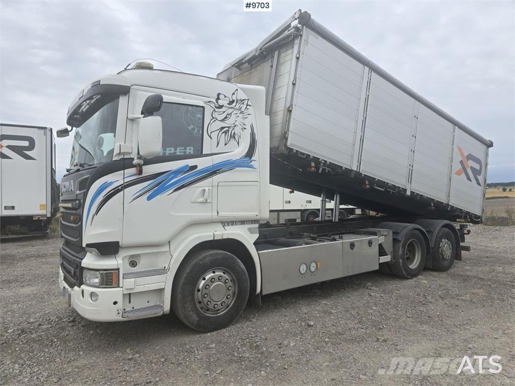 Scania R580 Lastbiler med tip