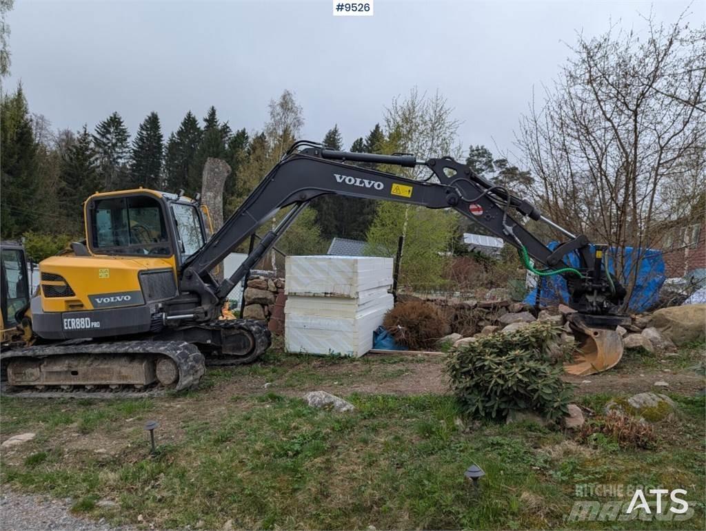 Volvo ECR88D PRO Midi-gravemaskiner 7t - 12t