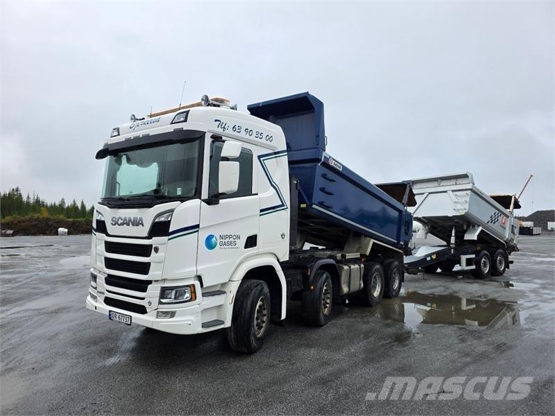 Scania R650 Lastbiler med tip