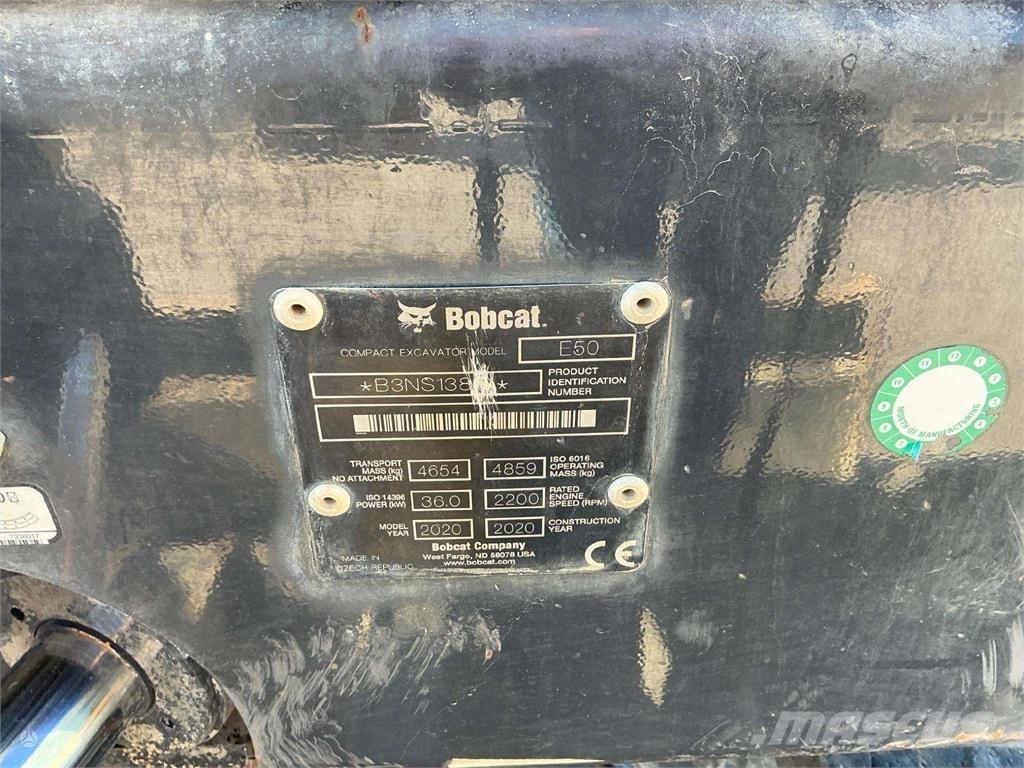 Bobcat E50 Gravemaskiner på larvebånd