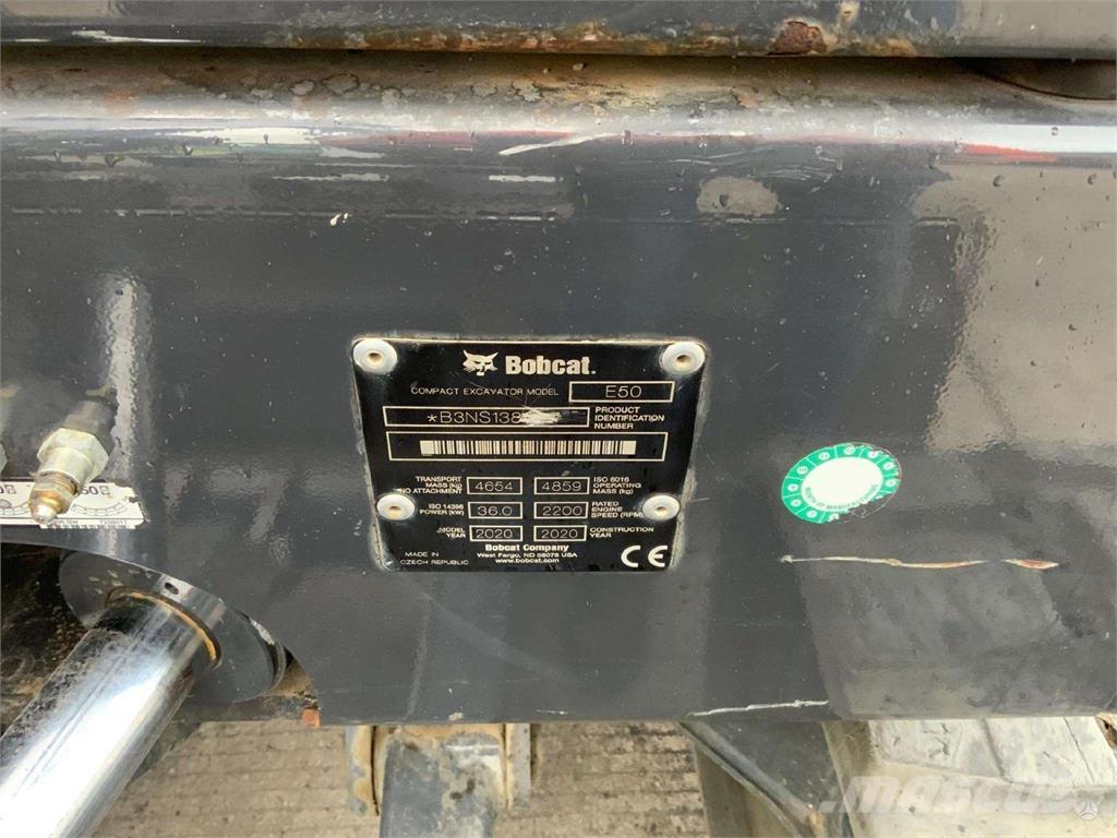 Bobcat E50 Gravemaskiner på larvebånd