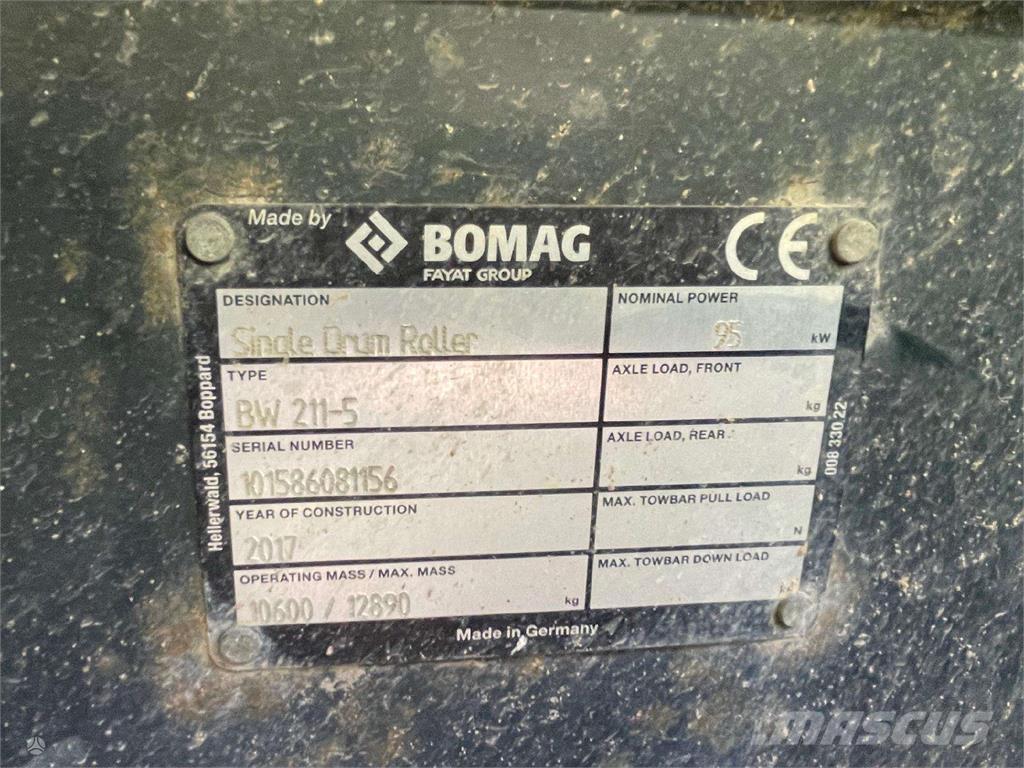 Bomag BW 211-5 Enkelt tromle