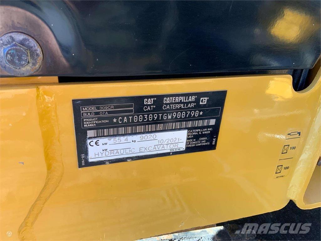 CAT 309CR Gravemaskiner på larvebånd