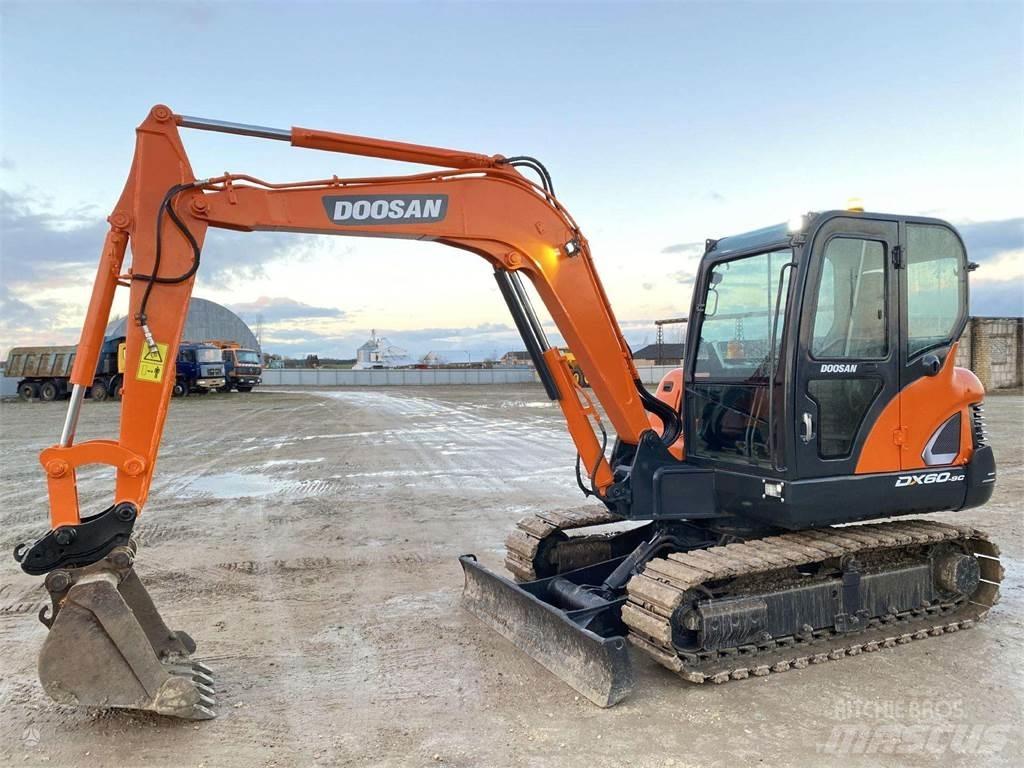 Doosan DX 60 C Minigravemaskiner