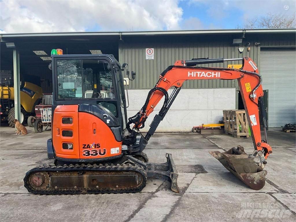 Hitachi Zaxis 33U Gravemaskiner på larvebånd