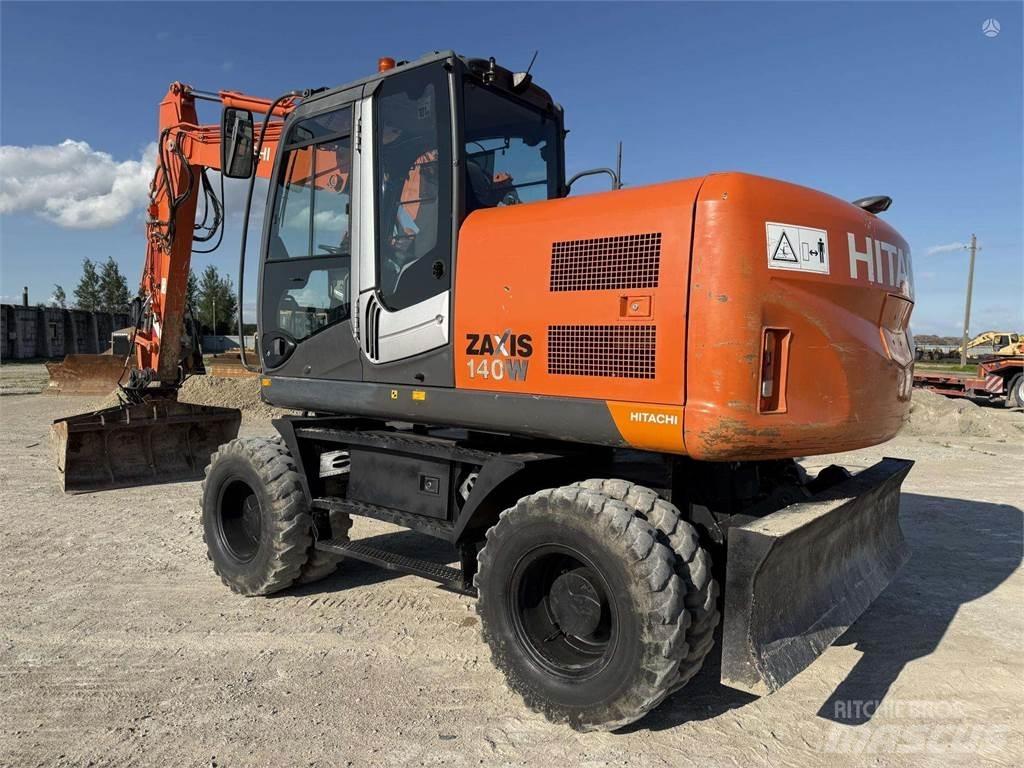 Hitachi ZX 140 W Gravemaskiner på hjul