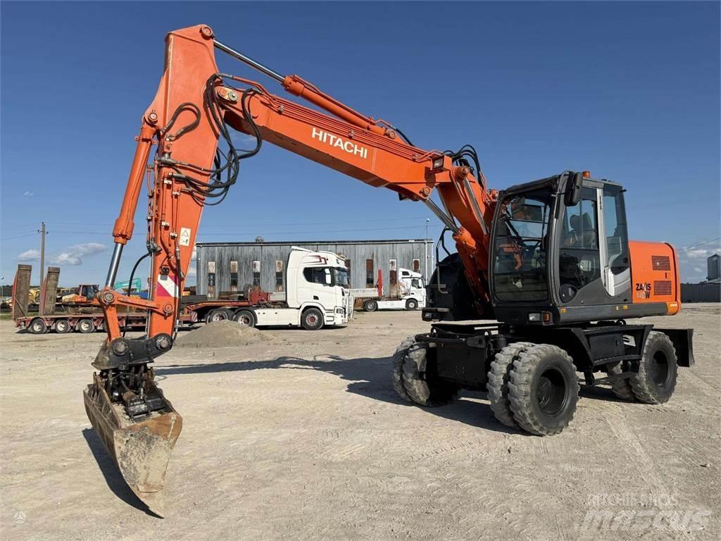 Hitachi ZX 140 W Gravemaskiner på hjul