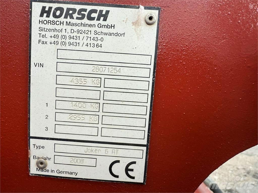 Horsch Joker 6RT Agerslæber