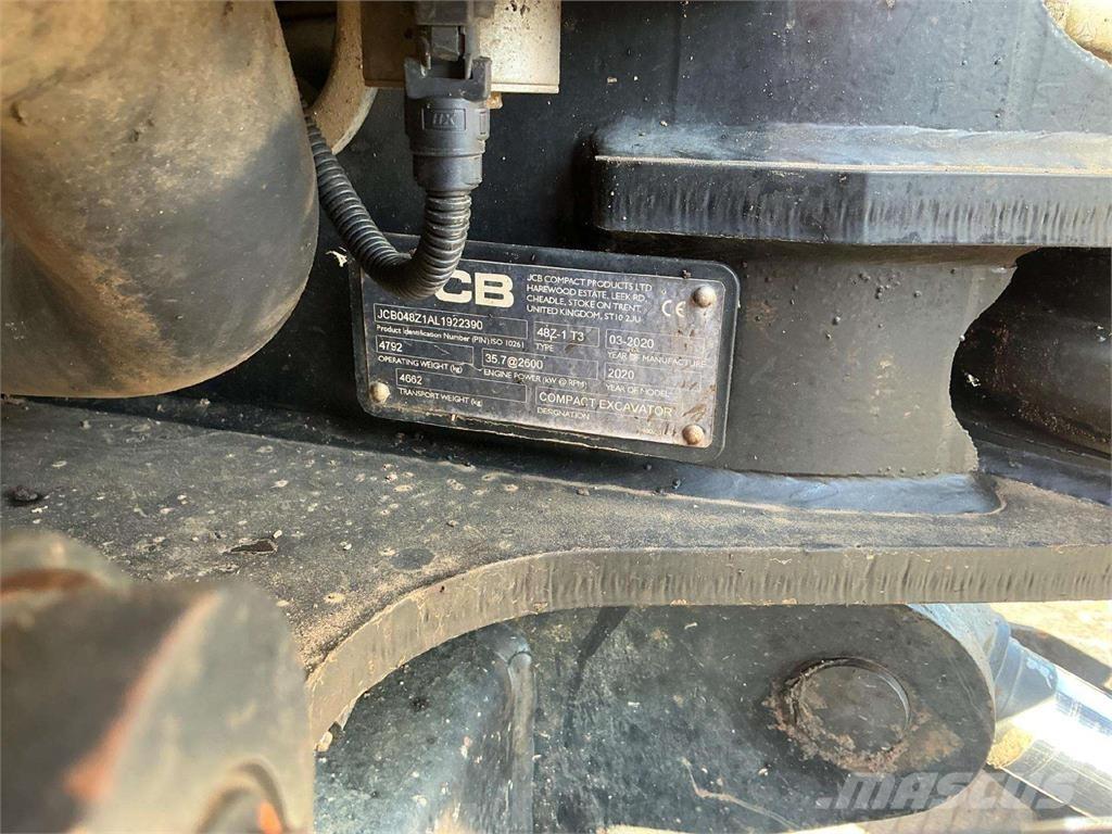 JCB 48Z-1 Gravemaskiner på larvebånd