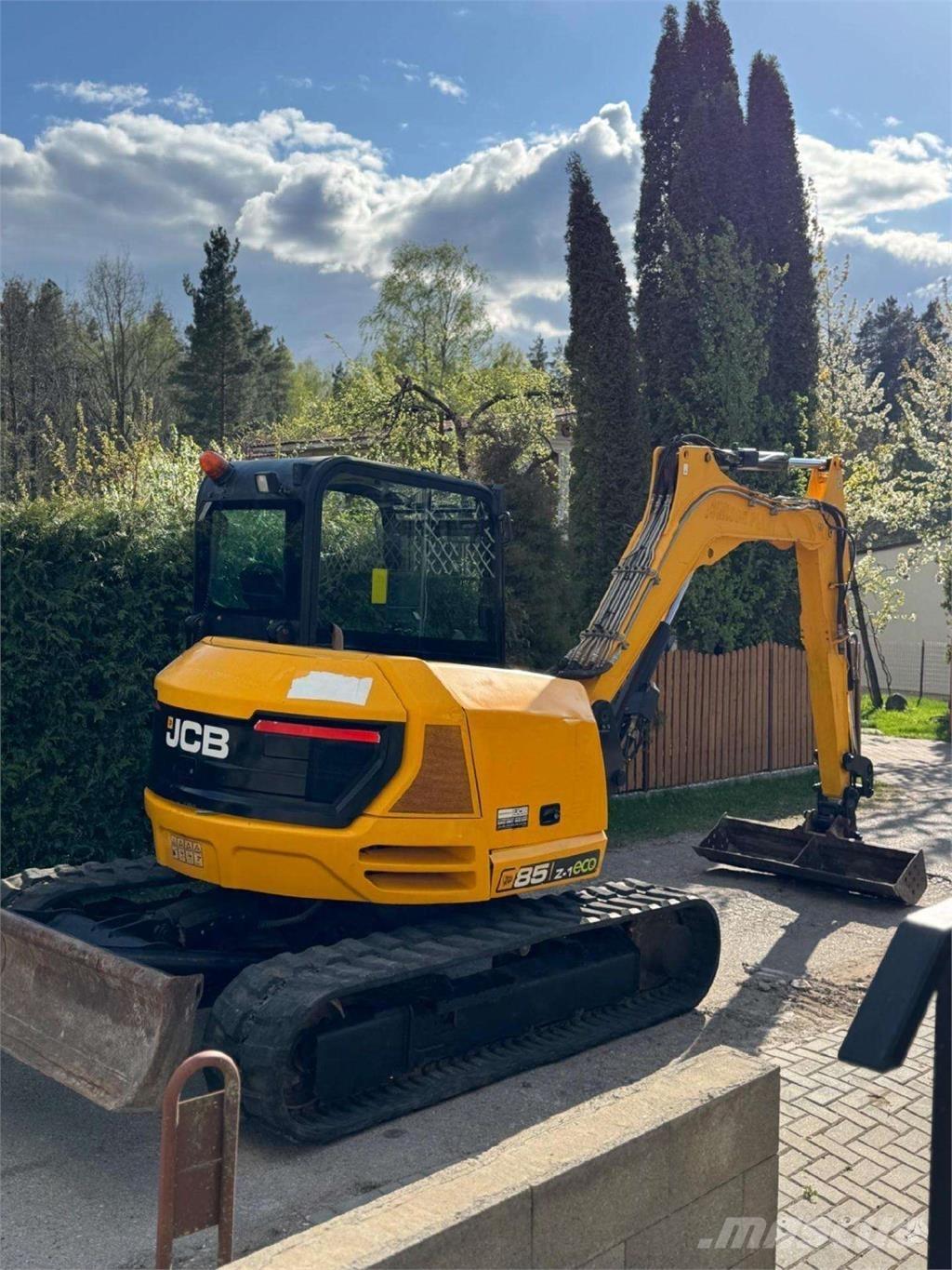 JCB 85Z-1 Gravemaskiner på larvebånd