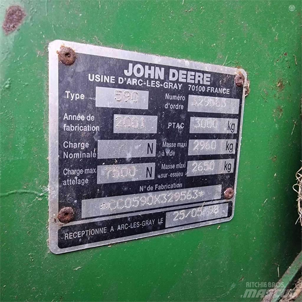 John Deere 590 Rundballe-pressere