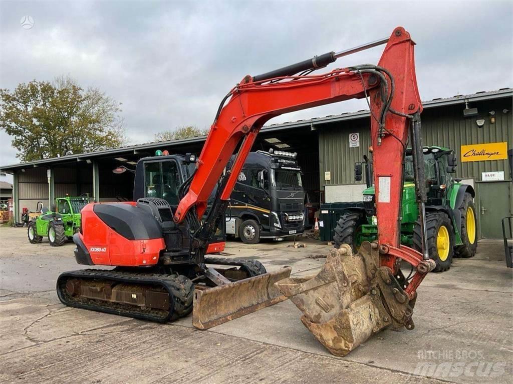 Kubota KX080-4 Gravemaskiner på larvebånd