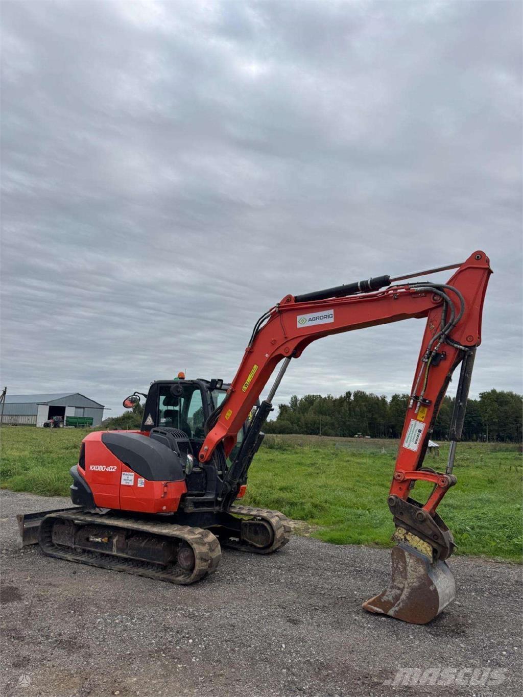 Kubota KX080-4a Gravemaskiner på larvebånd