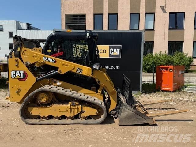 CAT 259D3 Minilæsser - skridstyret