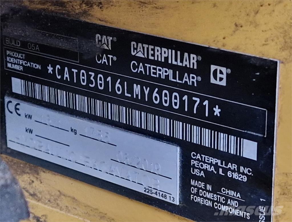 CAT 301.6 Minigravemaskiner