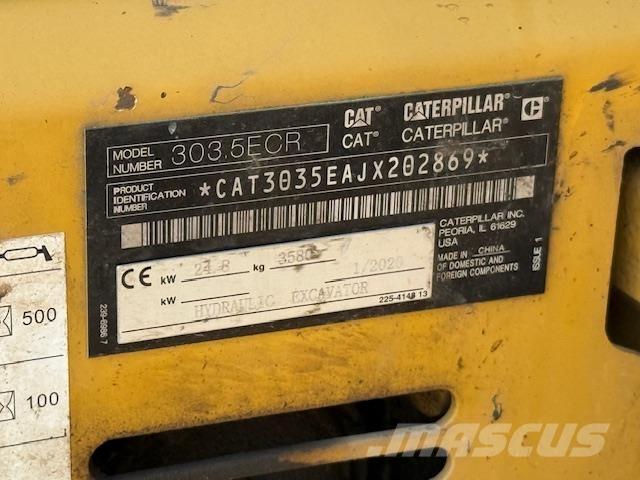 CAT 303.5ECR Minigravemaskiner