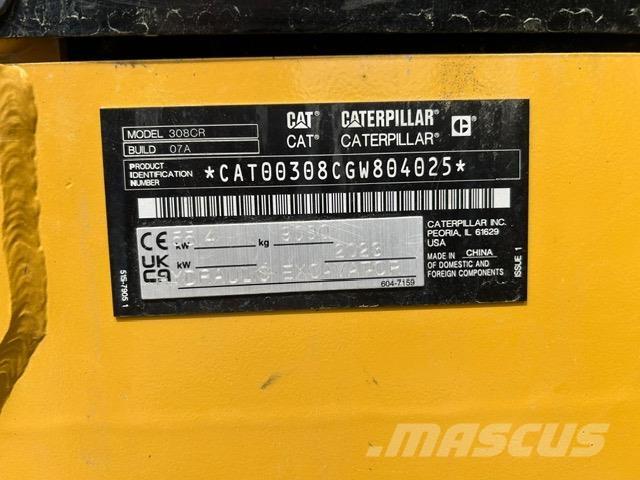CAT 308-07 Minigravemaskiner