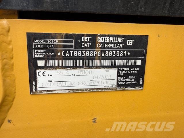 CAT 308-07 Minigravemaskiner