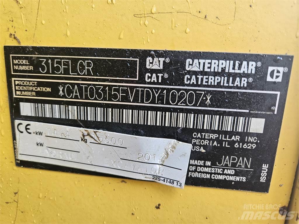CAT 315FLCR Gravemaskiner på larvebånd