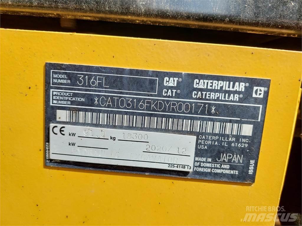 CAT 316FL Gravemaskiner på larvebånd