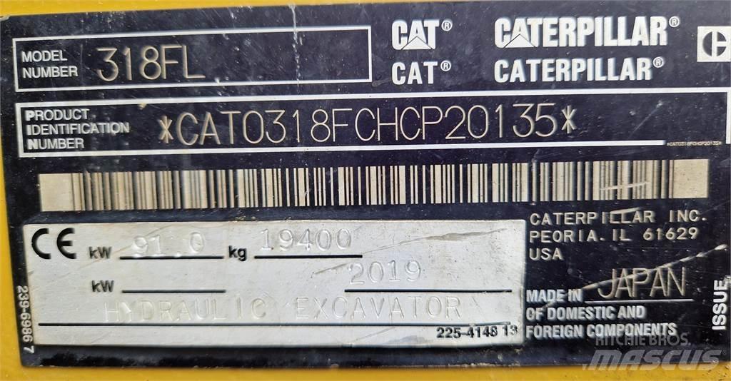 CAT 318FL Gravemaskiner på larvebånd