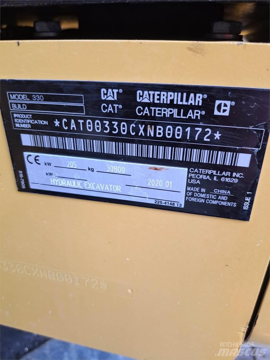 CAT 330 Gravemaskiner på larvebånd