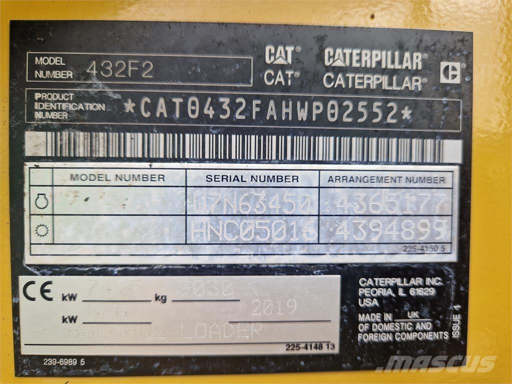 CAT 432F2 Rendegravere
