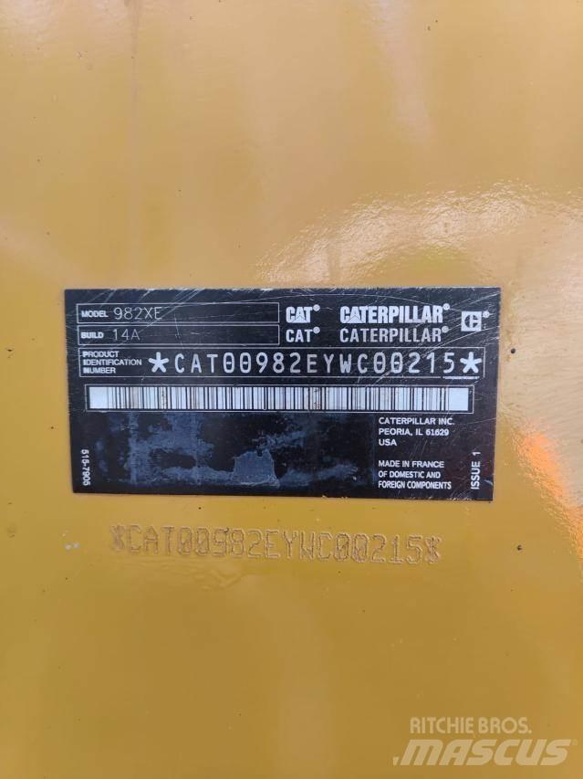 CAT 982XE Læssemaskiner på hjul
