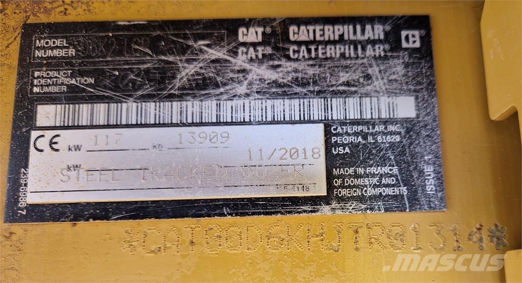 CAT D6K2 Bulldozer på larvebånd