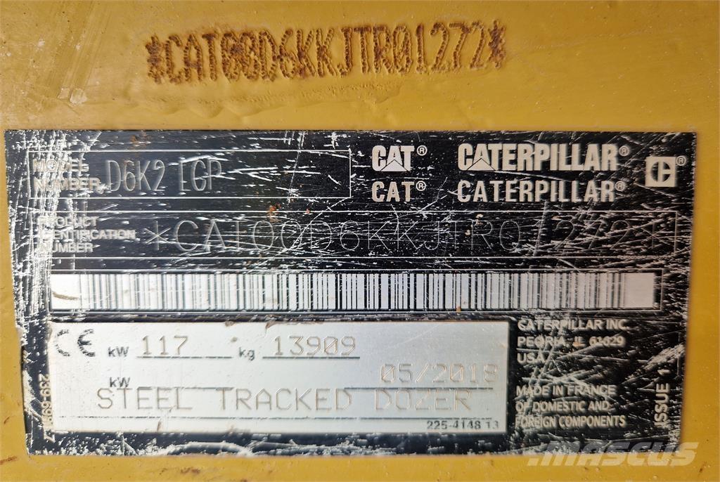 CAT D6K2 Bulldozer på larvebånd