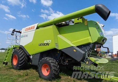 CLAAS Lexion 670 Mejetærskere