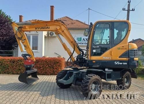 Hyundai R55W-9A Gravemaskiner på hjul