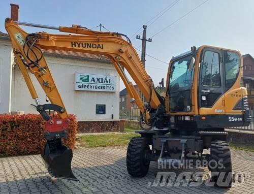 Hyundai R55W-9A Gravemaskiner på hjul