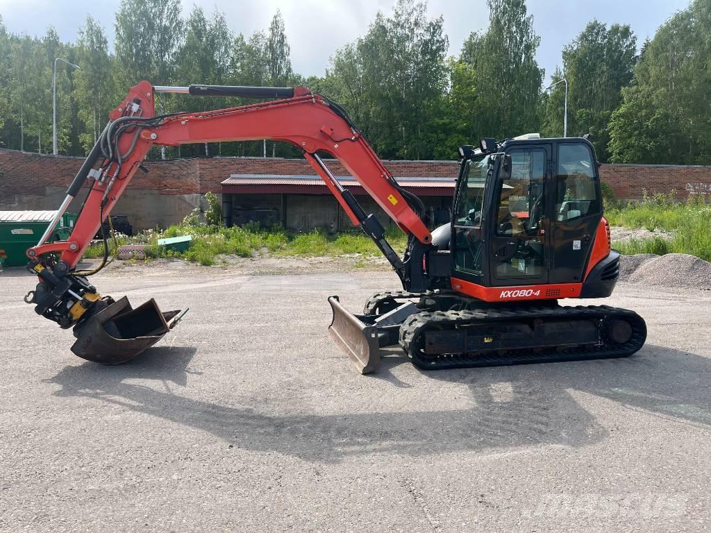 Kubota KX 080-4 Midi-gravemaskiner 7t - 12t