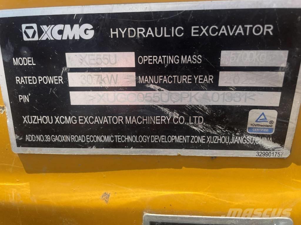 XCMG XE 55 U Minigravemaskiner